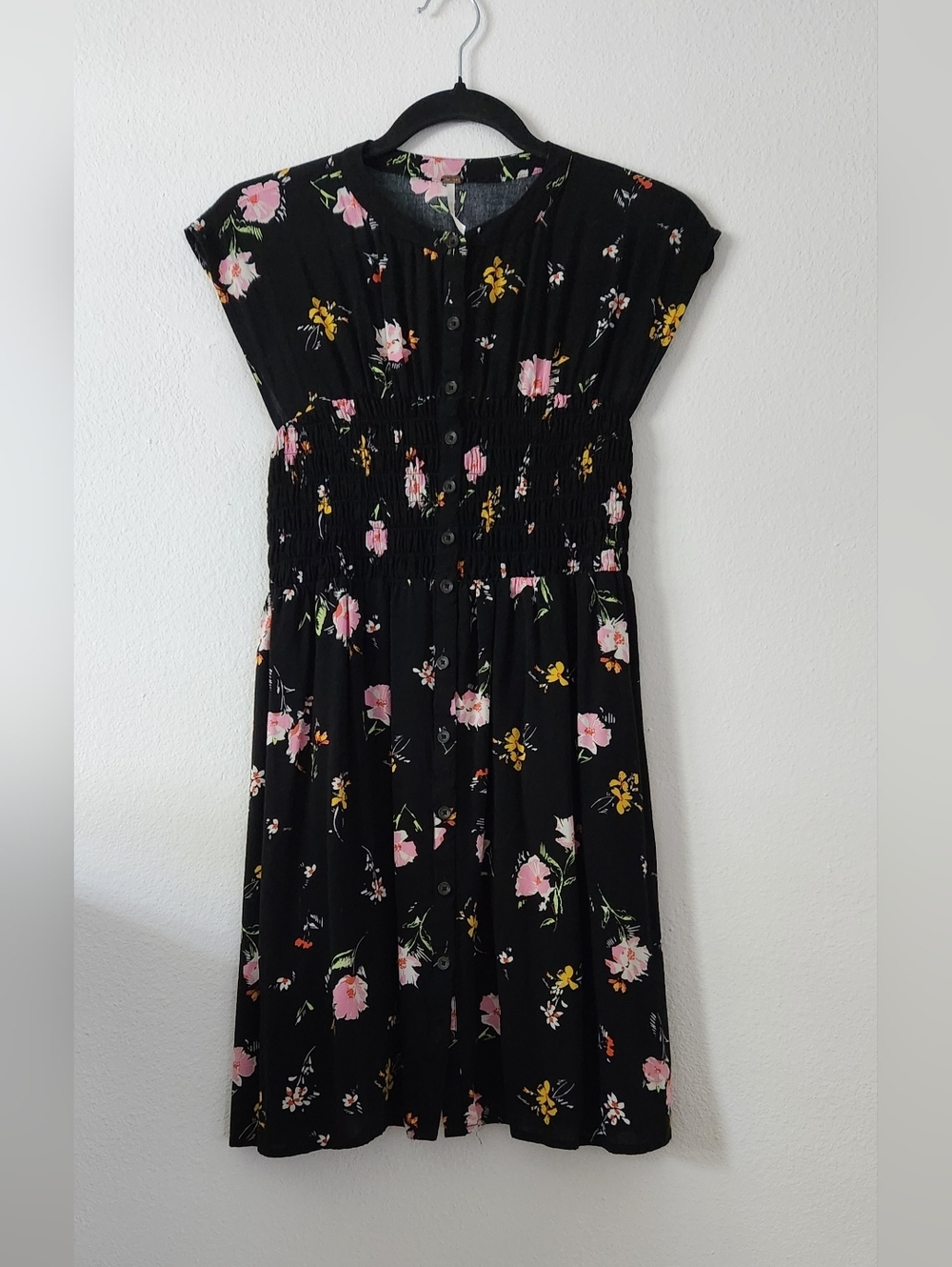 Free People Lined Smocked Dress - Picture 3 of 11